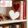 thumbnail image 7 of Pink Solid Wood Distressed Hearts Tiered Tray Decor Primitive Farmhouse Style Valentine'S Day Anniversary Tabletop Decoration Stands On Its Own Handmade Rustic Home Accent, 7 of 7