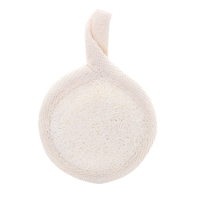 Esponja exfoliante facial de lufa, cepillo de limpieza facial manual, almohadillas de esponja de lufa natural, masaje facial y corporal