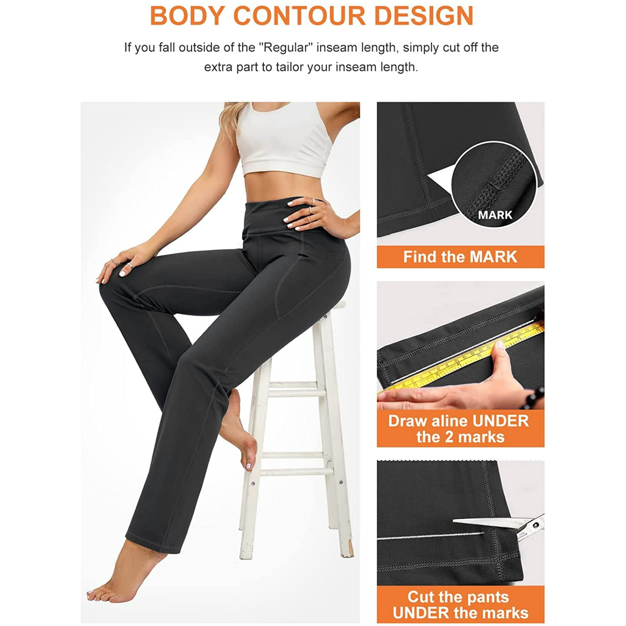 High waisted workout pants with pockets hot sale