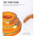 thumbnail image 3 of Petstages Tower of Tracks Ball and Track Interactive Toy for Cats, Fun Cat Game, 3 of 3