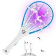 thumbnail image 1 of Mosquito Racket Bug Zapper Rechargeable Mosquito Fly Killer LED Light to Zap in The Dark For Outdoor and Indoor Use, 1 of 8