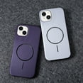 thumbnail image 2 of for iPhone 13 Mini Magnetic Case, Carbon Fiber Texture Slim Protective Cover, [Compatible with Mag-Safe] Military Grade Protection Shockproof Anti-Scratch Cover for iPhone 13 Mini, Gray, 2 of 10