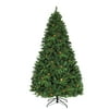 Costway 7Ft Pre-Lit Christmas Tree Hinged 460 LED Lights Pine Cones