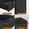 thumbnail image 5 of Uforic Kitchen Buffet Storage Cabinet with Drawer, Trash Storage Cabinet for 10-gal Trash Can, Black, 5 of 6