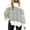 White, variant on IMENGL Women's long sleeve striped sweater, Black M, Size M-XL