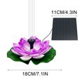 thumbnail image 3 of Aodebiao Solar Floating Pond Fountain with Adjustable Spray Heads – Eco-Friendly Outdoor Water Feature, Weather-Resistant for Garden Pools, Leaf & Flower Design, 3 of 5