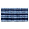 thumbnail image 5 of Bimba Blue Stripe Shibori Pure Silk Printed Head Bandanas Summer Neck Wrap Scarf 40 x 40 Inches, 5 of 6