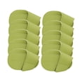 thumbnail image 3 of Funda protectora de cuero PU para cabeza de palo de Golf, funda protectora para taco de Golf, 10 piezas Talla S Verde, 3 of 8