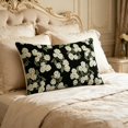 thumbnail image 3 of Black Series Green Hydrangea Decorative Cover Southern Floral Summer Outdoor Sofa Fiber, 3 of 5