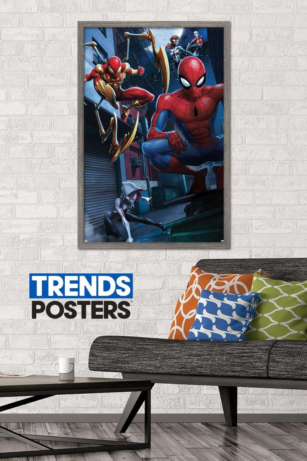 Marvel Comics - Spider-Man - Web Warriors Wall Poster, 22.375" x 34", Framed