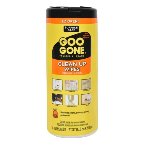 Toallitas Goo Gone Para Adhesivos 30 Piezas