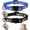 Black&Blue, variant on Miaocao 2PCS Breakaway Cat Collars with Bell Moons Stars Cute Kitty Adjustable Safe Kitten Collars with Pendant Glow in The Dark