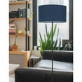 thumbnail image 5 of Cal Lighting 150W 3 Wayt Cromwell Metal Floor Lamp With Navy Blue Linen Shade, 5 of 6