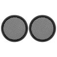 thumbnail image 1 of 2uds 1.5'' Negro Coche Audio Altavoz Funda Malla Subwoofer Rejilla Protector, 1 of 1