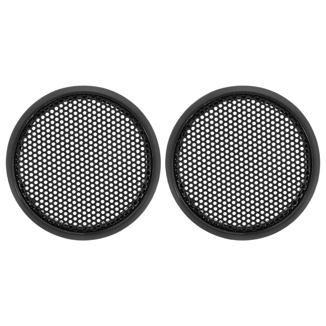 2uds 1.5'' Negro Coche Audio Altavoz Funda Malla Subwoofer Rejilla Protector