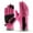 Pink, variant on Winter Ski & Snowboard Gloves with Wrist Leashes - Waterproof & Windproof Snow Gloves for Skiing, Snowboarding, Shoveling - Nylon Shell, Thermal Insulation & Synthetic Leather Palm - Fits Men & Women