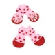 thumbnail image 1 of Methold 4x Paws Stop Licking Paw Protector - Calcetines antideslizantes y antiarañazos para mascotas, gatos, perros, botas, rojo claro S Type3 NO3, 1 of 6