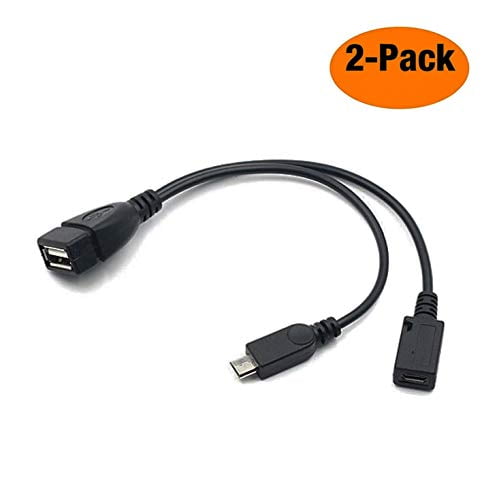 PRO OTG Power Cable Works for LG X Power with Power Connect to Any Compatible USB Accessory with MicroUSB