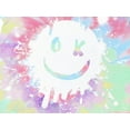 thumbnail image 3 of Beezizac Girls Pajamas Swirl Happy Face Colorful Tie Dye Short Sleeves & Pants Set Cozy Comfy 2-Piece Outfit Kid Size 16, 3 of 7