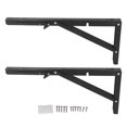 thumbnail image 1 of Soporte Plegable Ticfox 2 Uds Acero Inoxidable Estante Triangular Montaje En Pared, 1 of 14
