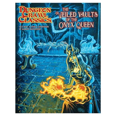 Dungeon Crawl Classics Adventure 101 The Veiled Vault of the Onyx Queen Video Game