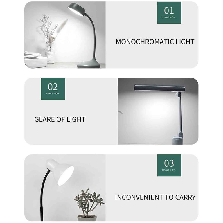 Reading Lights For Books In Bed Lucarni Book Light,,AAA Battery Clip-On ...