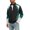 Green, variant on Men Color Block Zip Up Track Jacket, Spring Fall Stand Collar Lightweight Windbreaker with Rib Cuffs & Pockets, Retro Patchwork Casual Athletic Coat Gray S(S)