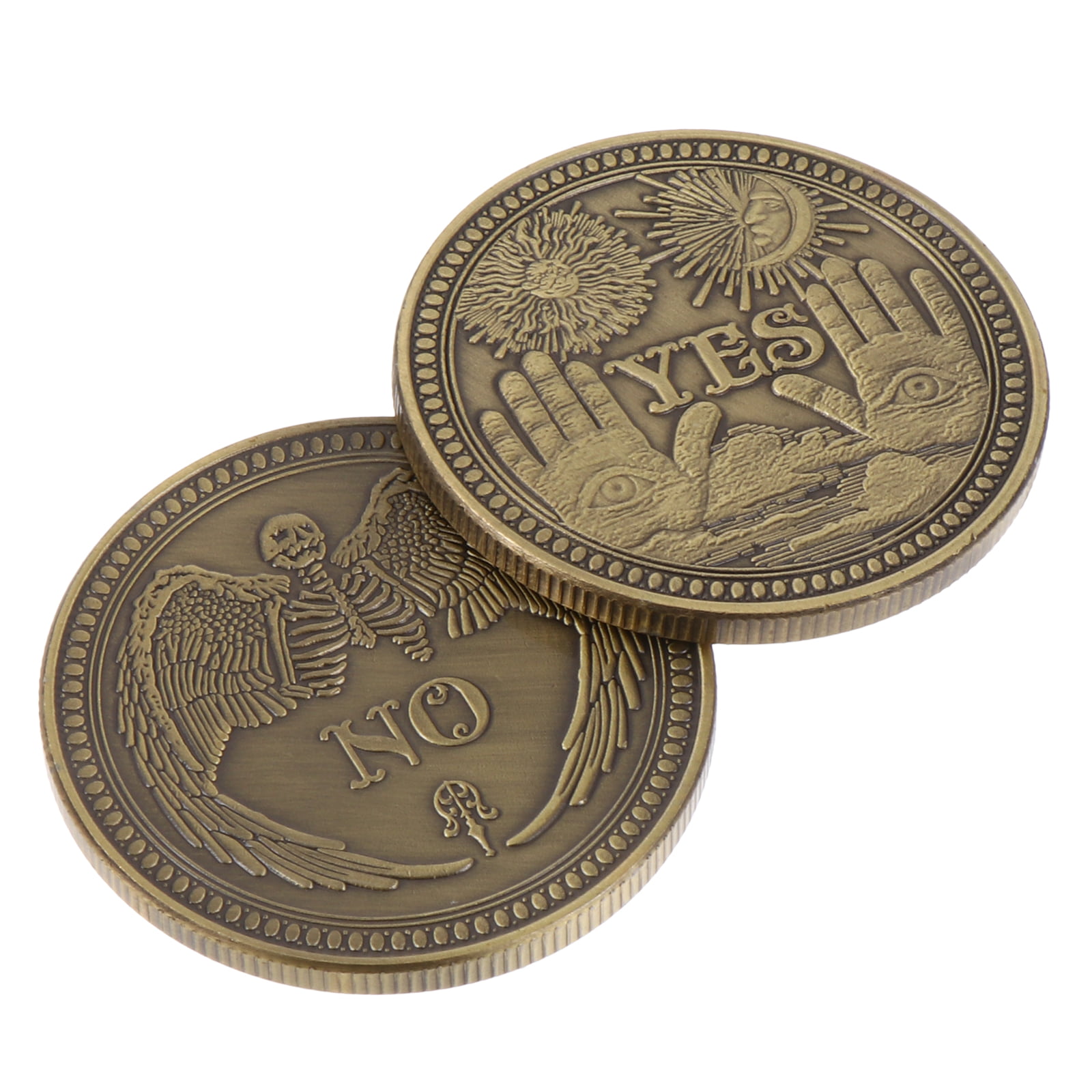 New Bronze Yes or No Decision Commemorative Coin Souvenir Collection Craft Gifts 