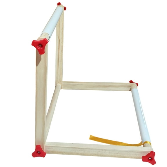 Adjustable Crosses Stitching Stand For Sofa Table Portable Embroidery Frame With Wood Base