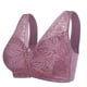 thumbnail image 1 of Ropa interior con cremallera frontal para personas de mediana edad y mayores, sin aro de acero, hermosa espalda, push-up, encaje, cómodo, transpirable, talla grande, 1 of 5