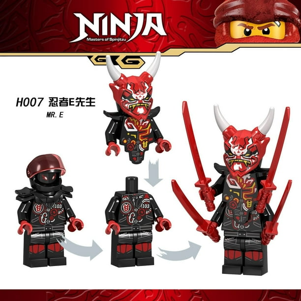 GloryStar Compatible Ninja Minifigure Mr E Toys Blocks H007 MR. E Walmart