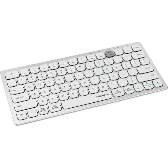 KENSINGTON MULTI DEVICE DUAL WIRELESS KEYBOARD SILVER - KEYBOARDS