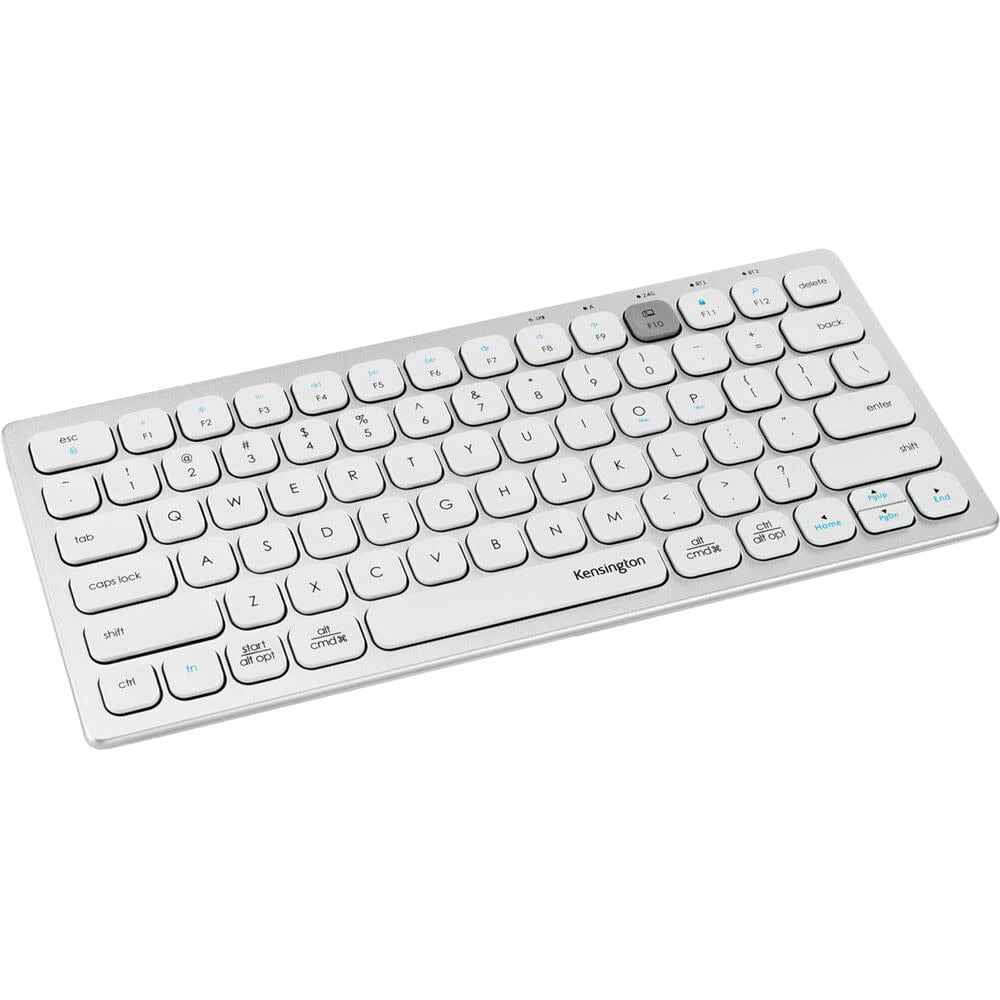Kensington MultiDevice Dual Wireless Compact Keyboard Silver