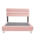 thumbnail image 2 of Base de Cama Individual Dicasa con Cabecera Logan rosa, 2 of 7