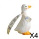 thumbnail image 1 of 4x Estatuil Bonita, Escultura de Figura de Animal, Estatua Decorativa de Resina para Estantería, Dormitorio, Oficina, Escritorio, Decoración , 4 piezas, 1 of 7
