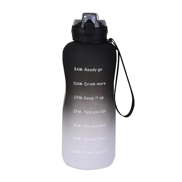 Botella de bebida deportiva de 2000 ML portátil degradado helado para acampar senderismo correr Hugtrwg Para estrenar