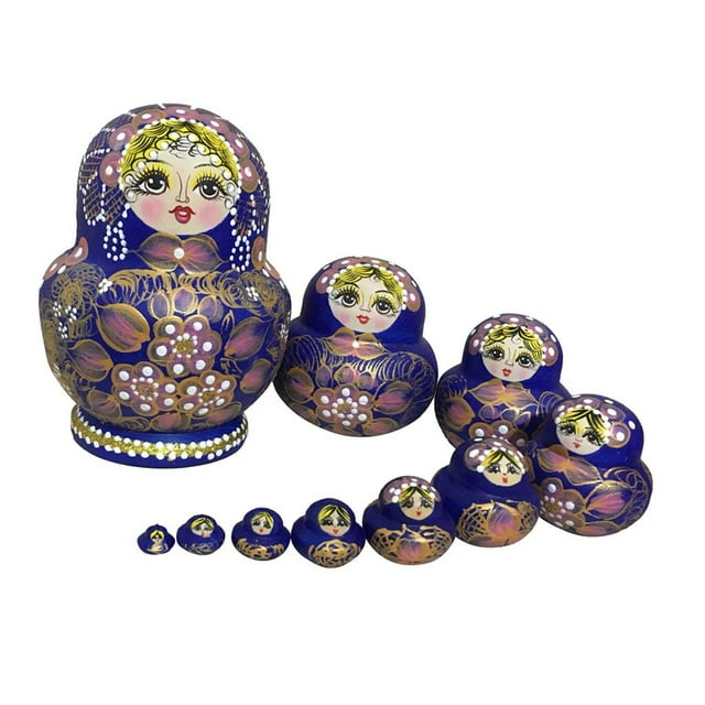 de Madera para Anidar Matryoshka Toys 7 Zulema muñecas de madera de nido