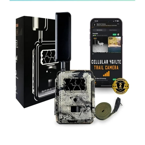 SPARTAN GoCam 4GB 4G/LTE Cellular  Outdoor Trail Camera -  Camouflage