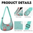 thumbnail image 2 of Crescent Bag for Commuter Office Workers Nylon Cross Body Hobo Bag with Adjustable Strap, 2 of 5