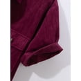 thumbnail image 5 of Elvqul Mens Summer Shirt with Pockets Quick Dry T-Shirt Button Up Classic Short Sleeve Wine Collared Tee for Men Fashion, 5 of 6