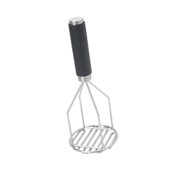 Prensador de patatas, utensilio de cocina, machacador de frijoles, triturador de alimentos, prensa de ajo, machacador manual Redondo