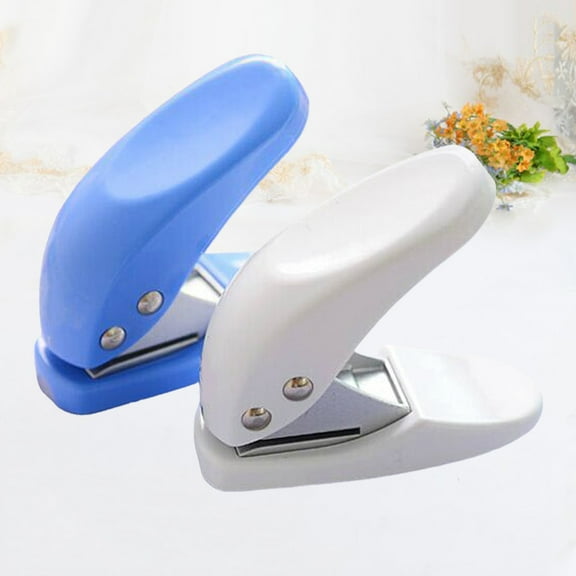 OUNONA 2Pcs Assorted Color Hole Puncher Strong Penetration Manual Machine for Office Use
