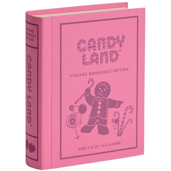 WS Game Company Candy Land Vintage Bookshelf Edition Board Game, For 2 to 4 Players, Ages 3