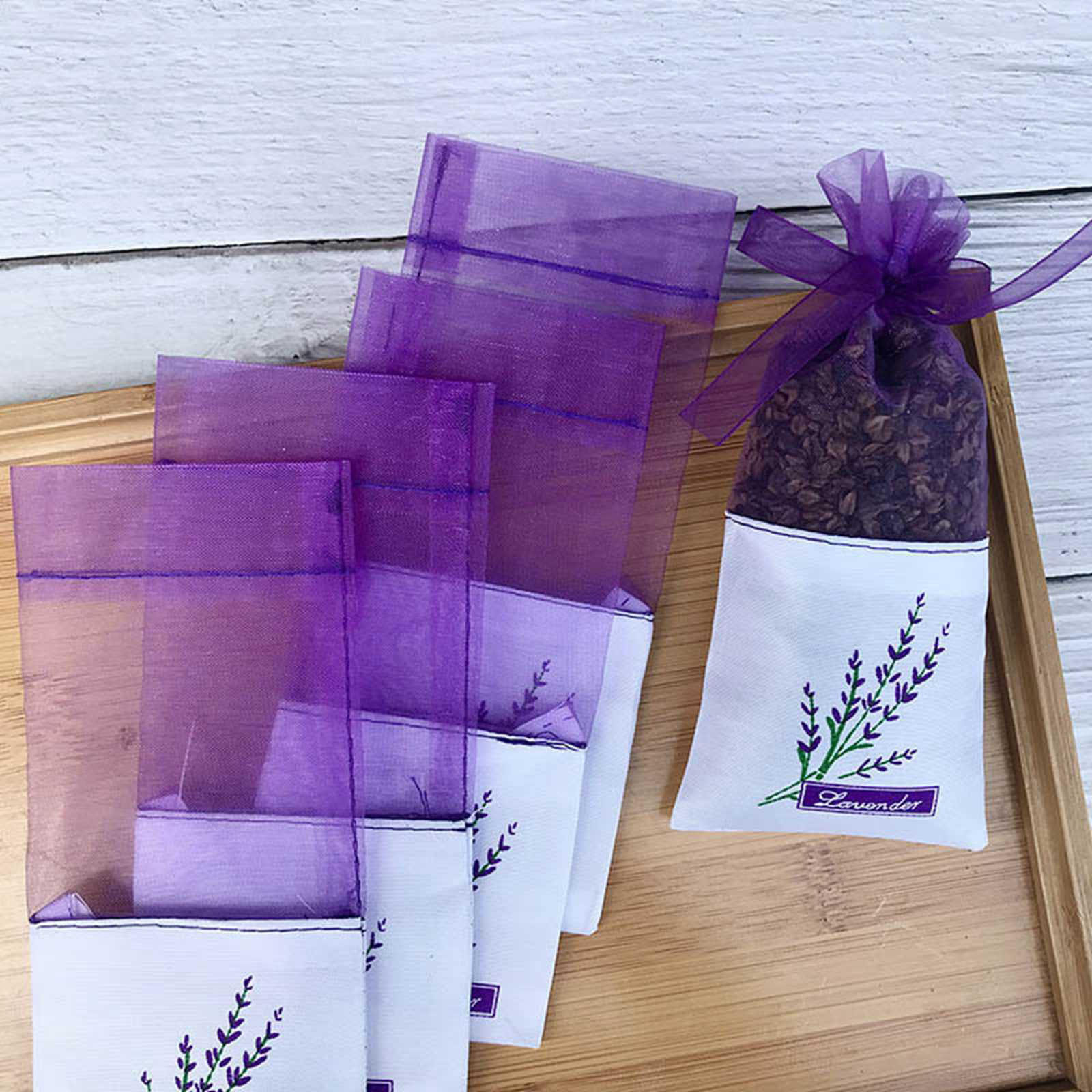 30Pcs Empty Sachet Bags Lavender Pouch Fragrance Bag for Storage Dry Flowers 