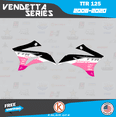 thumbnail image 3 of Kalair GFX Graphics Kit for Yamaha TTR125 (2008-2023) Vendetta Series, 3 of 5