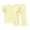 White, variant on AJTQTH Toddler Two-Pieces Set for Newborns Summer Solid Rib Knitted Flutter Sleeve Crewneck Tees Tops Tshirts Girls Boys Comfort-Waisted Flared Pants Trousers Pink 6-9 Months