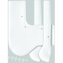 Proflo Pfscpt2s P-Trap & Set Of Soft Supply Covers - White