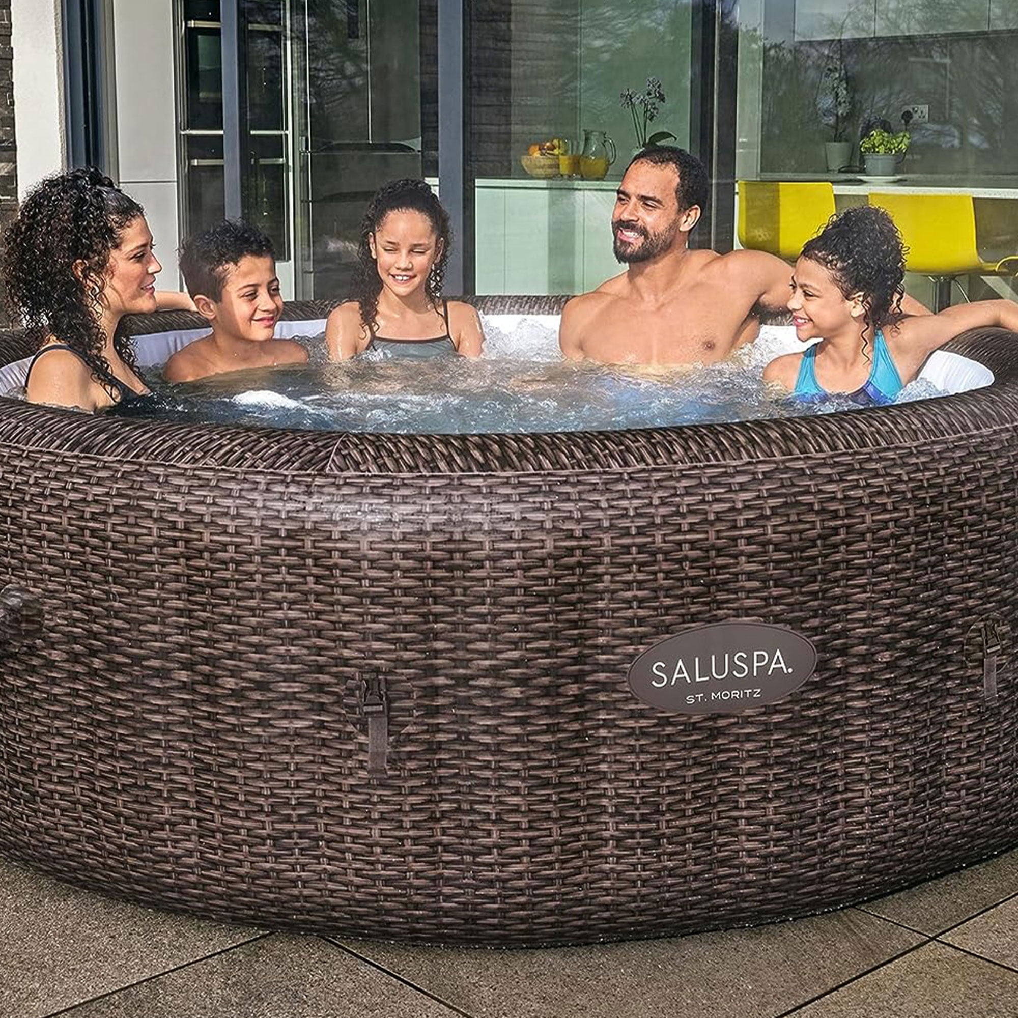 Bestway SaluSpa St Moritz Hot Tub + Bestway SaluSpa Underwater Pool