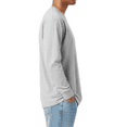 thumbnail image 3 of Hanes Men's Beefy-T Long Sleeve T-Shirt, Comfortable Crew Neck Classic Fit Tee, Ash, L, 3 of 5