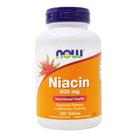 Now Foods Niacin Sr 500 Mg - 250 Tablets